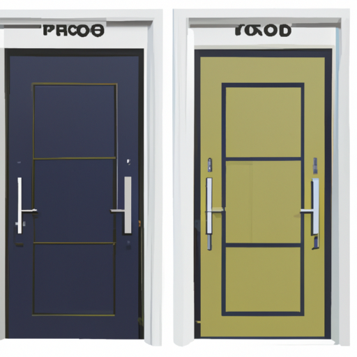 A comparison of commercial and residential forced entry resistant doors